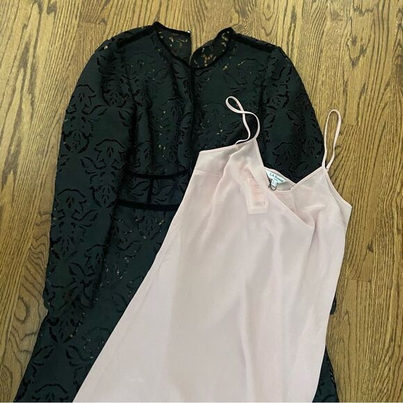 NWT New L.K. Bennett London Eloise black lace dress UK 16 US 12 - Picture 8 of 9